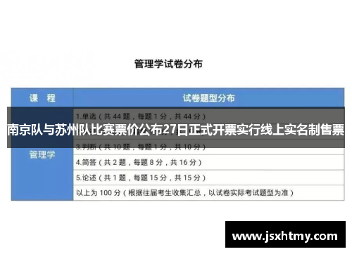 南京队与苏州队比赛票价公布27日正式开票实行线上实名制售票